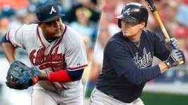 Uribe )left) and Johnson (right). Photo from fox sports.com
