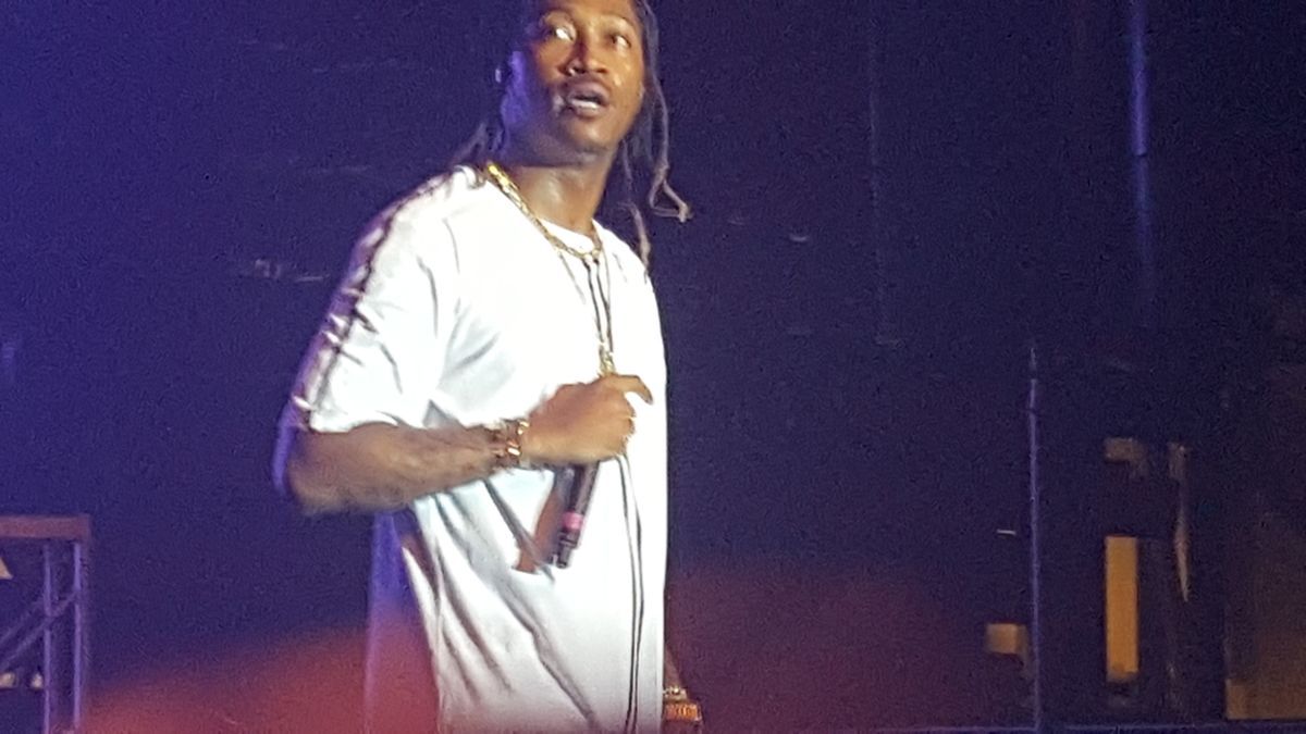 Future looking out into the crowd. 
Photo by Giovanni Ortiz