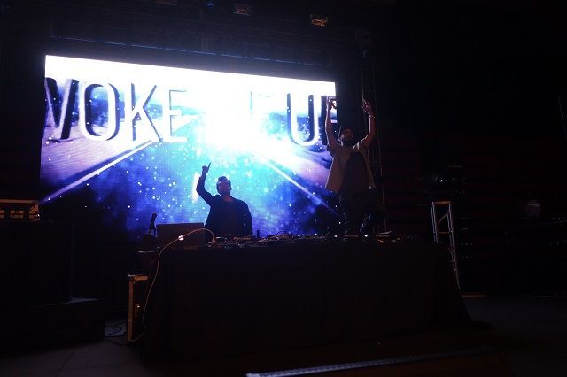 Cash Cash performing "Lightning." 
Photo by Justin Cole