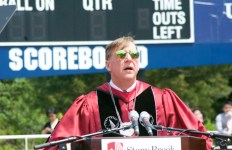 SBU President Dr. Samuel L. Stanley. Photo by Kayla Shults.